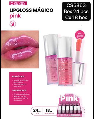 PINK21 LIP GLOSS BOX 24 PÇ