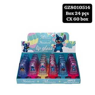 lip gloss lilo stitch box 24 pç