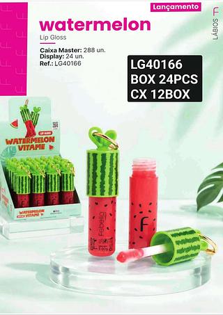 FEBELLA LIP GLOSS MELANCIA BOX 24 PÇ