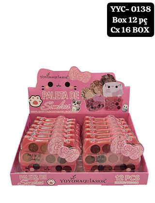 Yoyo Maquiamor - Paleta de Sombra box 12 pç