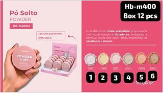 ruby rose po solto powder box 12 pç