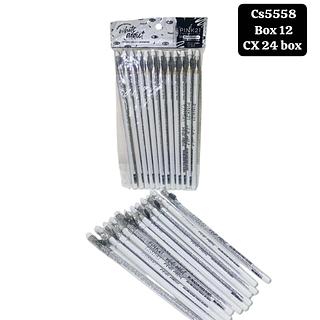 pink 21 lapis branco pacote 12 pç