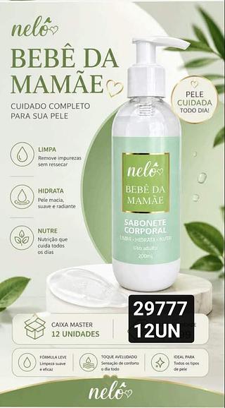 nelo sabonete bebe da mamae box 12 pç