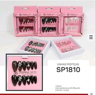 Sabrina sato unhas box 12 pc