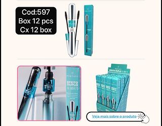 Mia Make Mascara de Cilios 2 in1 box 12 pçs