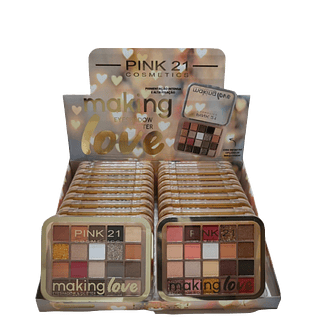 Pink 21 Paleta de Sombras 20 cores Making Love