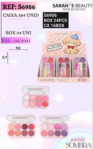 SARAHS BEAUTY PALETA BOX 24 PÇ