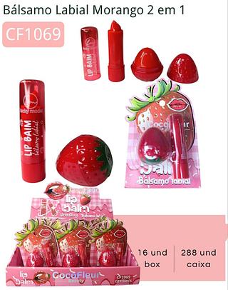 cocofler balm morango box 16 pç