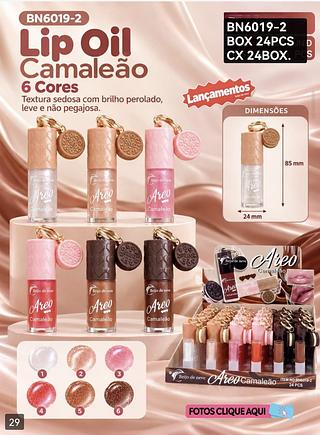 beijo de neve lip gloss box 24 pç