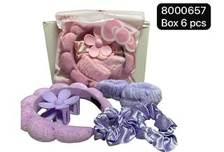 Kit Tiara com acessorios box 6 pçs