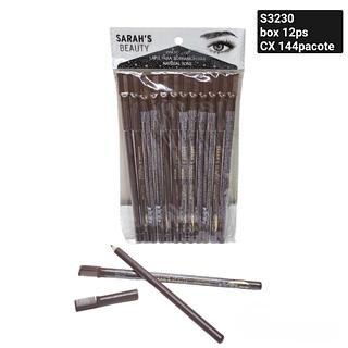 SARAH´S BEAUTY LAPIS SOMBRACELHA PAC/12pç