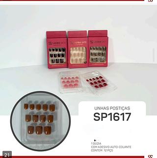 Unha Sabrina sato box 12 pc