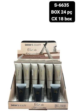 sarahs beauty creme de sobrancelha box 24 pç