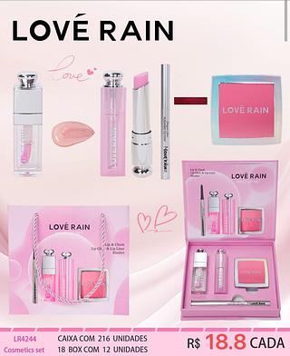 Love rain kit presente box 12 pc