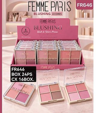 femme paris quarteto de blush box 24 pç