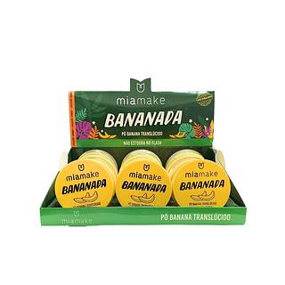 Pó Banana Translúcido Bananada C/12 Unid - Mia Make (156)