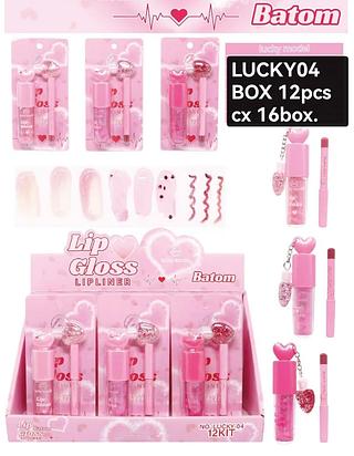lucky- lip gloss box 12 pç