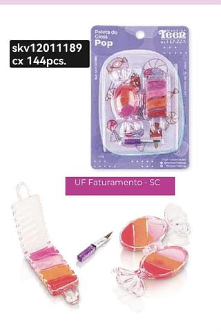fenzza kit infantil cx 144 pç