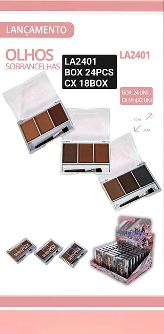 Labranche sombras de sobrancelhas Box 24 pçs