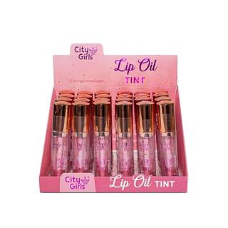 city girls lip oil tint box 24 pç