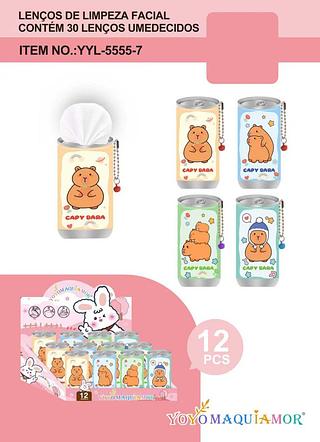 Yoyo Maquiamor Lenço Umedecido box 12 pçs