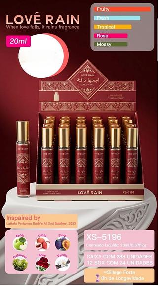 love rain perfume box 24 pç
