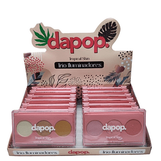 Dapop Trio ILuminador Tropical Skin box16pç