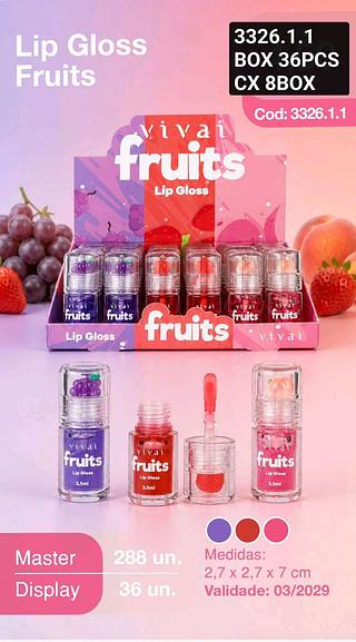 vivai lip gloss box 36 pç