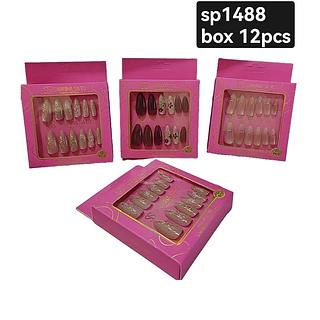 Sabrina Sato Unha Postiça em Pvc box 12 pçs