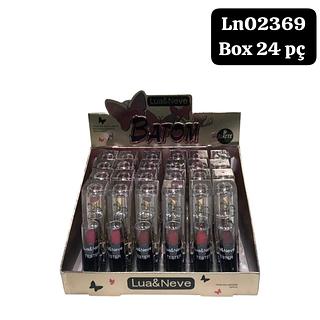 Lua e neve batom em bastao box 24 pç