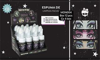 fenzza espuma de limpeza monster high box 12 pç