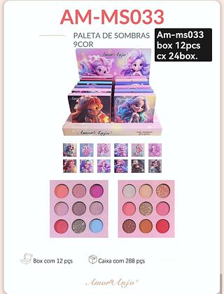 amor e anjo paleta de sombra box 12 pç