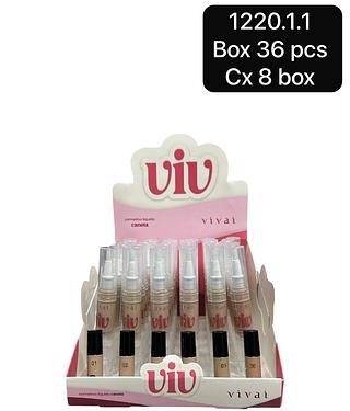 Vivai Corretivo Líquido box 36 pç