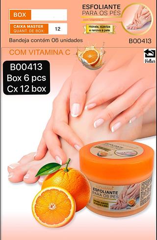 Ludurana Esfoliante Para os Pes Vitamina C box 6 pçs