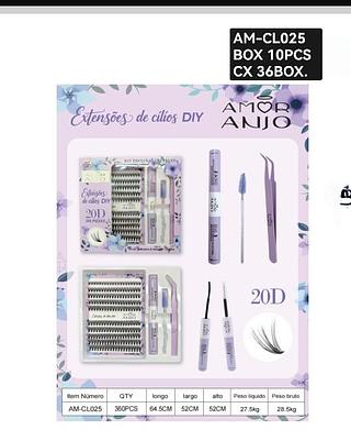 CILIOS AMOR E ANJO BOX 10 PÇ