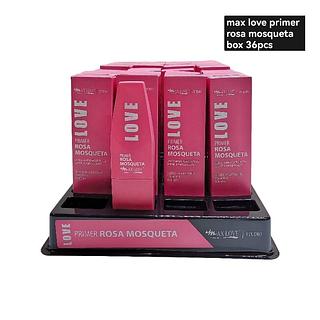 max love primer rosa mosqueta BOX 36PÇS