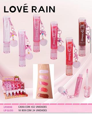 Love rain Lip gloss box 24 pçs