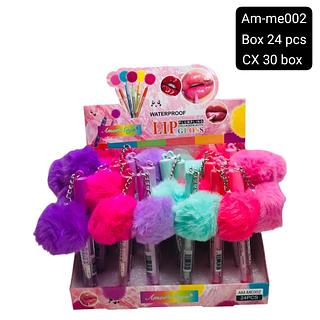 amor e anjo lip gloss box 24 pç