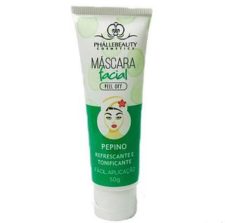 PhalleBeauty Máscara Facial Peel Off Pepino 50g box/12pç