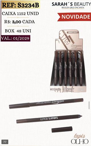 Sarah s beauty lápis box 48 pcs