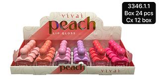 Vivai Lip Gloss Peach box 24 pçs