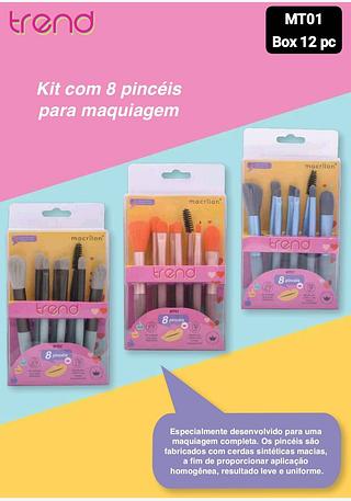 MACRILA KIT PINCEL BOX 12 PÇ