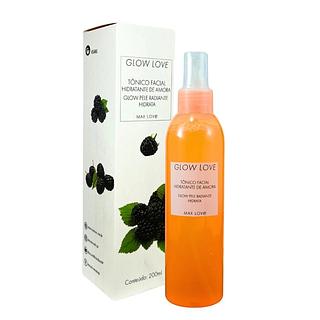 Tônico Facial Vegano Glow Love Hidratante de Amora Max Love