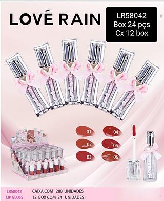 love rain lip gloss box 24 pç