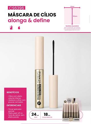 pink21 mascara de cilios box 24 pç