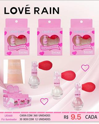 Love rain pó de fada box 12 pc