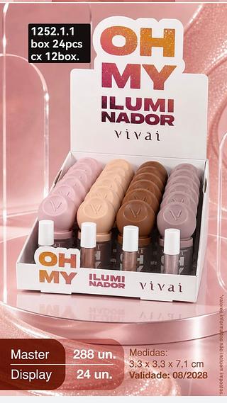 vivai iluminador box 24 pç