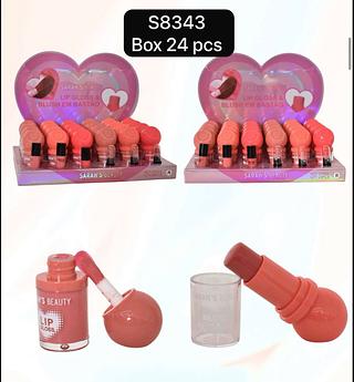 Sarah´s Beauty Lip Gloss e Blush em Bastão box 24 pçs