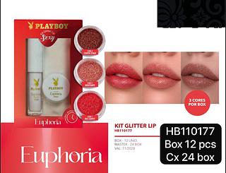playboy kit lip box 12 pç