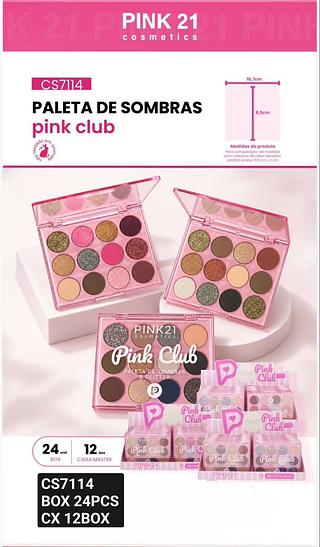 PINK21 PALETA DE SOMBRAS BOX / 24PÇS